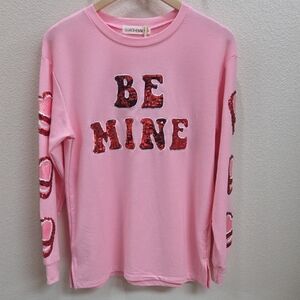 Pink 'Be Mine' Long Sleeve Shirt